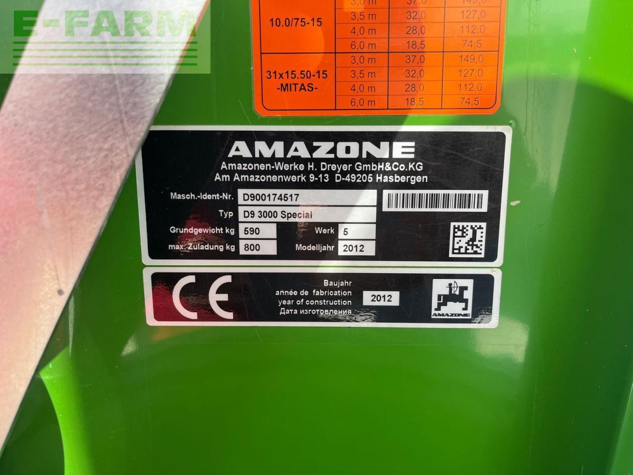 Amazone d 9 / 3000 special - Семенска дупчалка: слика 1 Amazone d 9 / 3000 special - Семенска дупчалка: слика 1