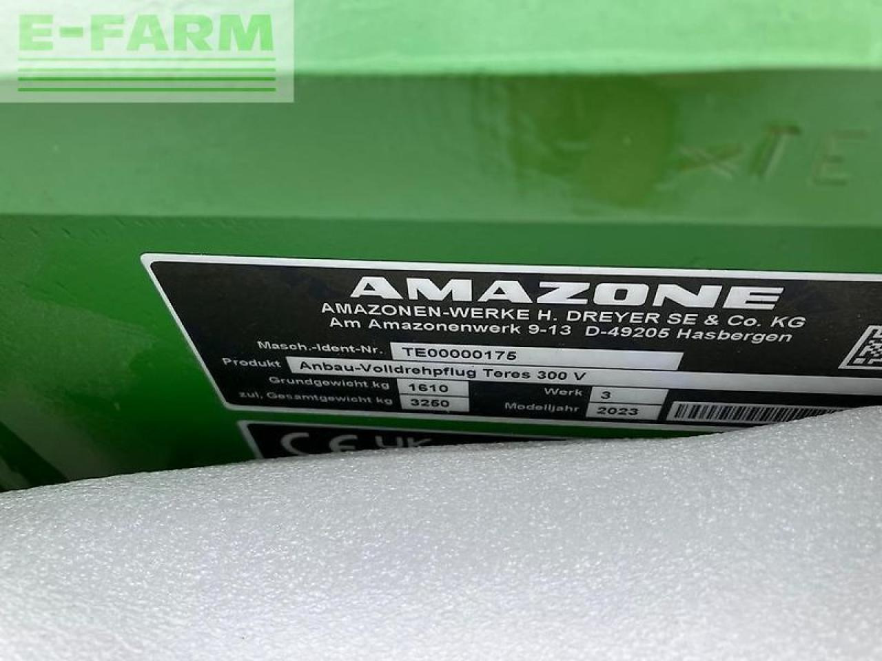 Amazone teres 300 v 5+0 - Распрскувач на вештачко ѓубриво: слика 4 Amazone teres 300 v 5+0 - Распрскувач на вештачко ѓубриво: слика 4