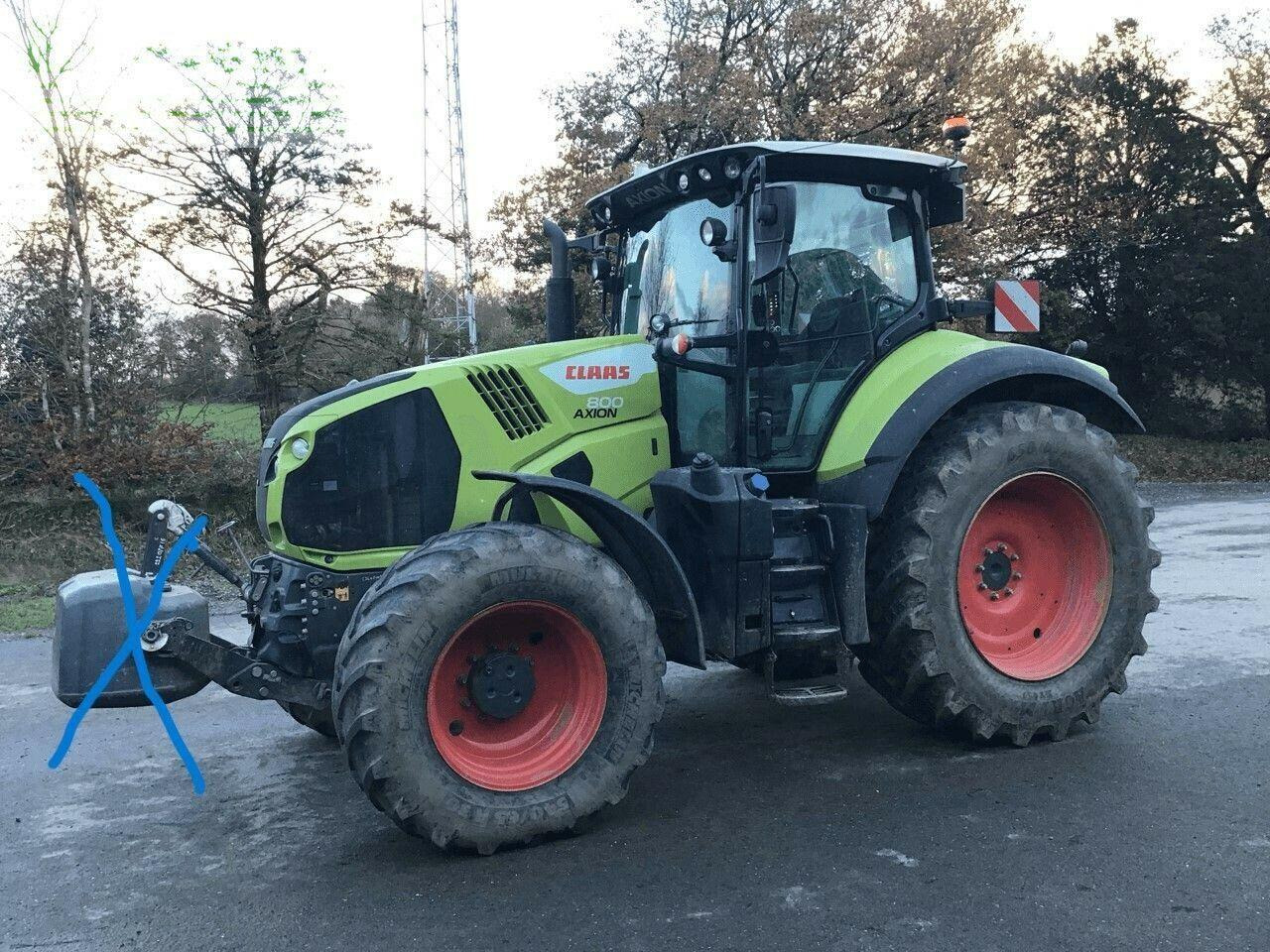 CLAAS axion 800 hexashift s5 - Трактор: слика 1 CLAAS axion 800 hexashift s5 - Трактор: слика 1