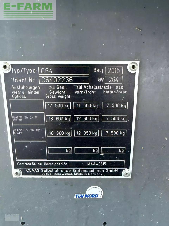 Комбајн CLAAS lexion 650 (stage iiib): слика 20