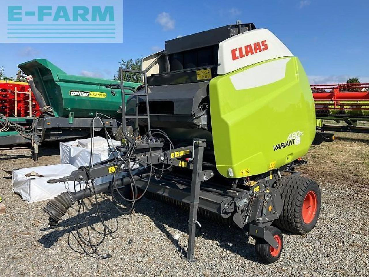 CLAAS variant 480 rc pro - Балирка за квадратни бали: слика 1 CLAAS variant 480 rc pro - Балирка за квадратни бали: слика 1