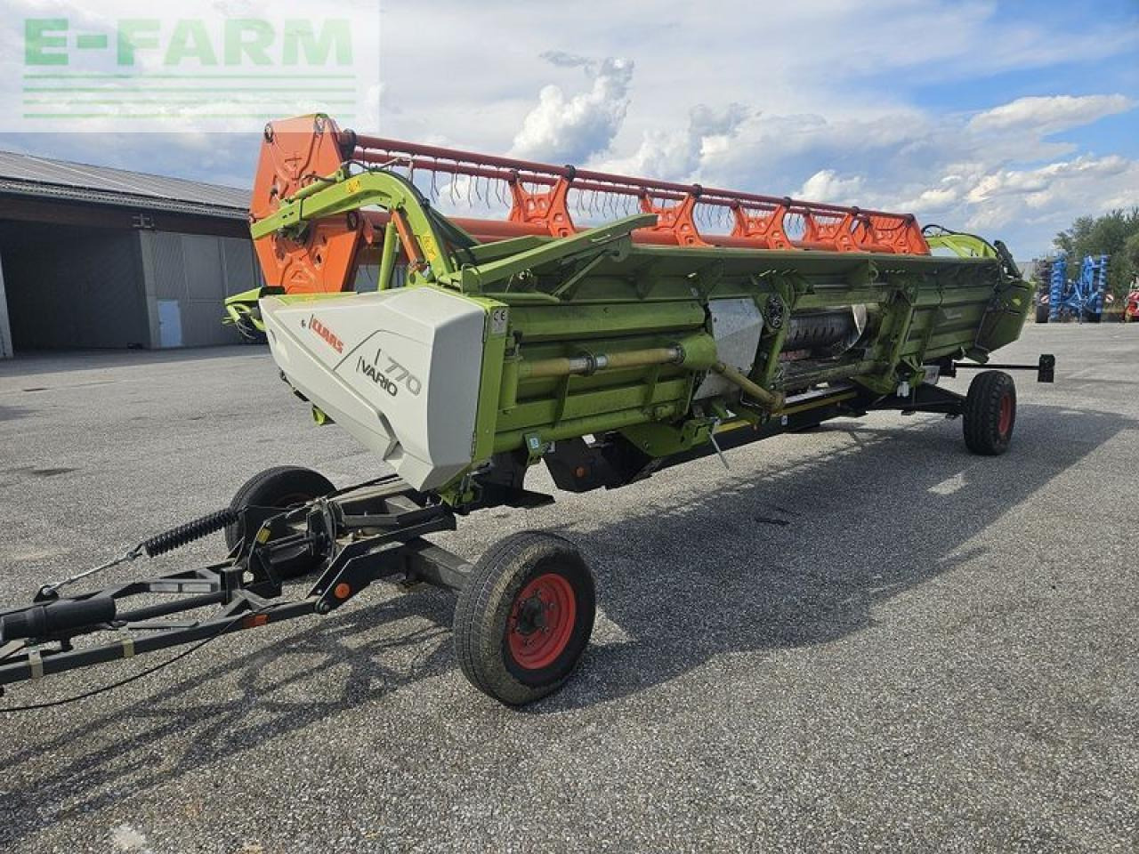 CLAAS vario 770 + rapstrenner + transportwagen - Заглавје за комбајн: слика 1 CLAAS vario 770 + rapstrenner + transportwagen - Заглавје за комбајн: слика 1