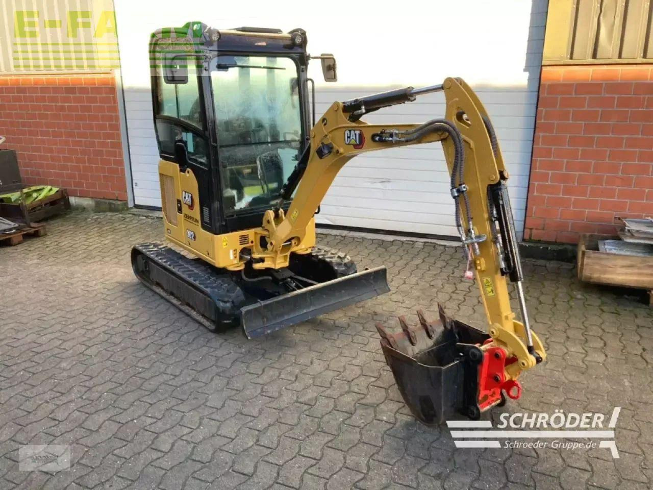 Caterpillar 302 cr inkl. tieflöffel - Мини багер: слика 1 Caterpillar 302 cr inkl. tieflöffel - Мини багер: слика 1