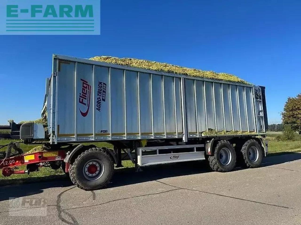 Fliegl ass 298 agrotruck - Земјоделска приколка за истурање/ Истурач: слика 1 Fliegl ass 298 agrotruck - Земјоделска приколка за истурање/ Истурач: слика 1