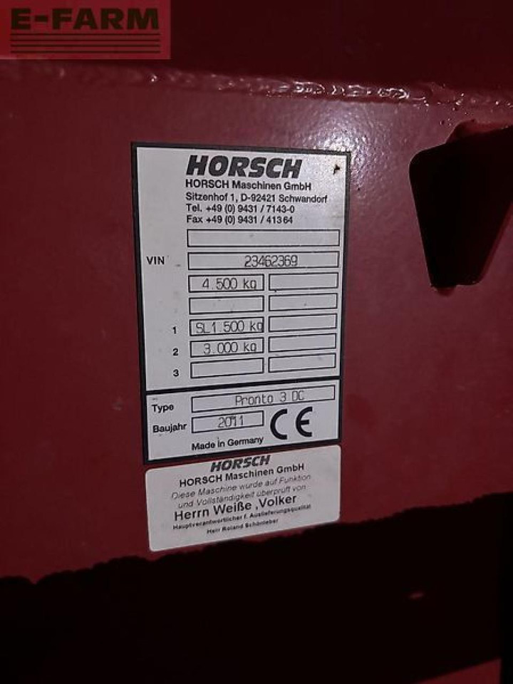Семенска дупчалка Horsch pronto 3 dc: слика 8