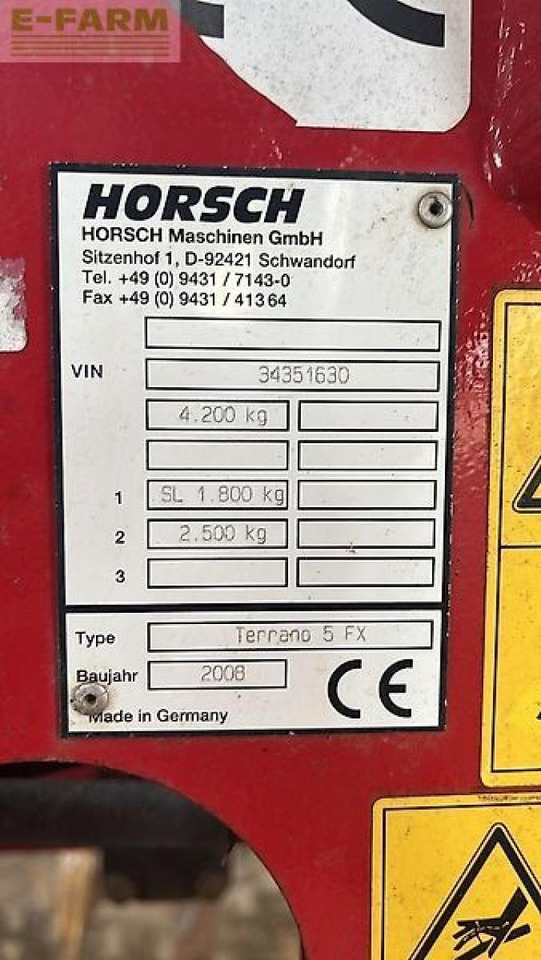 Horsch terrano 5fx - Култиватор: слика 5 Horsch terrano 5fx - Култиватор: слика 5