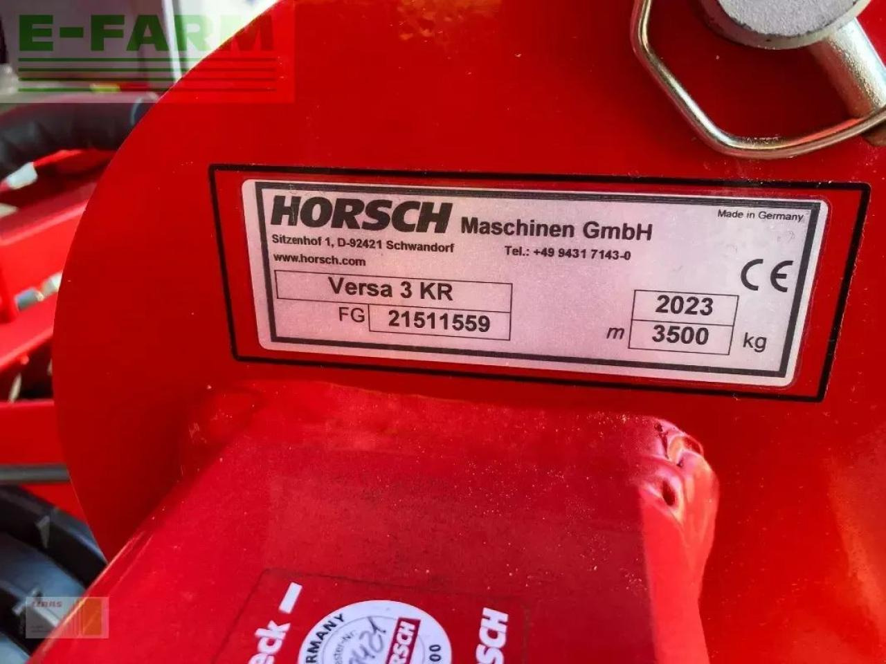 Horsch versa 3kr - Комбајнска семенска дупчалка: слика 3 Horsch versa 3kr - Комбајнска семенска дупчалка: слика 3
