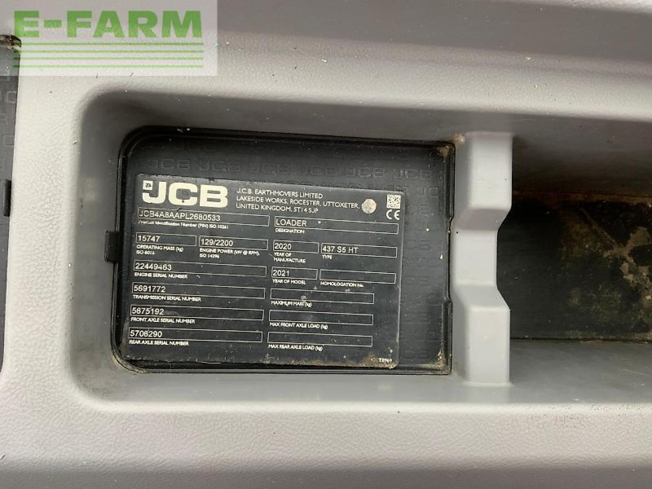 Мини багер JCB 437 wheeled loading shovel (st23075): слика 21