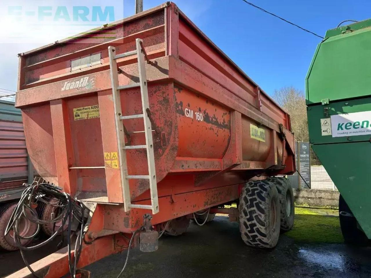 Jeantil gm160 - Земјоделска приколка за истурање/ Истурач: слика 1 Jeantil gm160 - Земјоделска приколка за истурање/ Истурач: слика 1