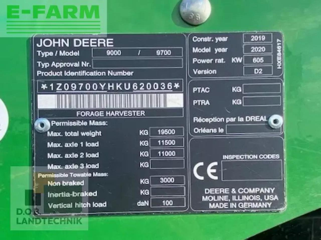 John Deere 9700i prodrive 40km/h - Комбајн за сточна храна: слика 4 John Deere 9700i prodrive 40km/h - Комбајн за сточна храна: слика 4