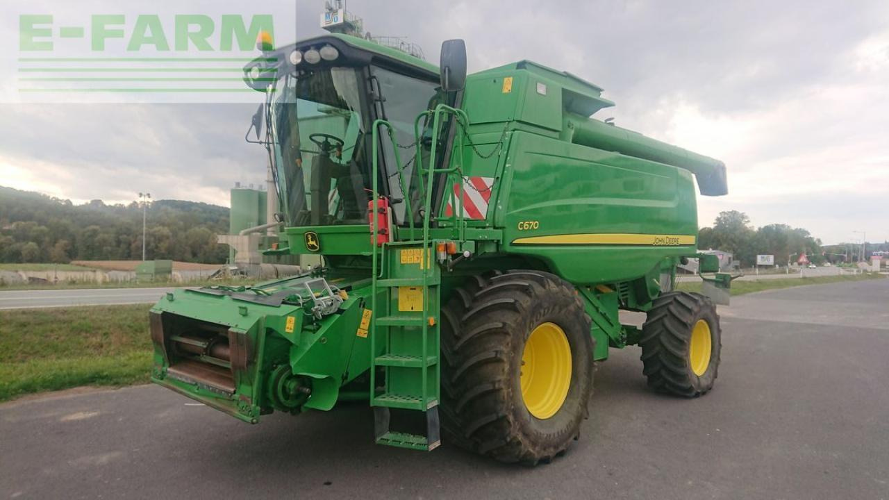 John Deere c670 + geringhoff vs610 - Комбајн: слика 1 John Deere c670 + geringhoff vs610 - Комбајн: слика 1