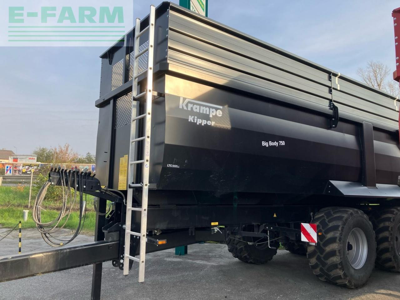Krampe BigBody 750 - Земјоделска приколка за истурање/ Истурач: слика 2 Krampe BigBody 750 - Земјоделска приколка за истурање/ Истурач: слика 2