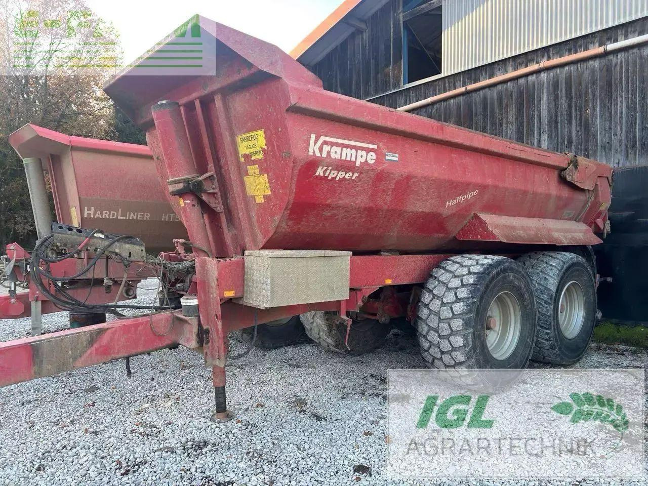 Krampe halfpipe hp 20 - Земјоделска приколка за истурање/ Истурач: слика 2 Krampe halfpipe hp 20 - Земјоделска приколка за истурање/ Истурач: слика 2