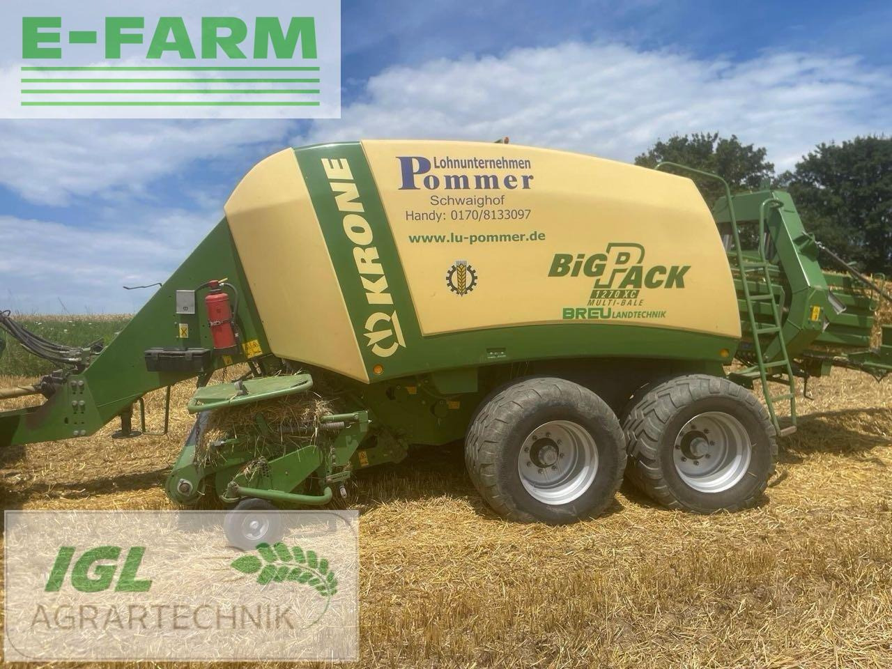 Krone big pack 1270 xc multi bale - Балирка за квадратни бали: слика 3 Krone big pack 1270 xc multi bale - Балирка за квадратни бали: слика 3