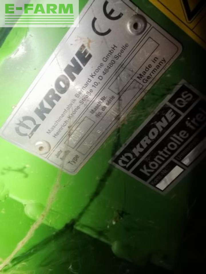 Krone sww x-disc 6200 - Додатни делови за жнеач на сточна храна: слика 2 Krone sww x-disc 6200 - Додатни делови за жнеач на сточна храна: слика 2