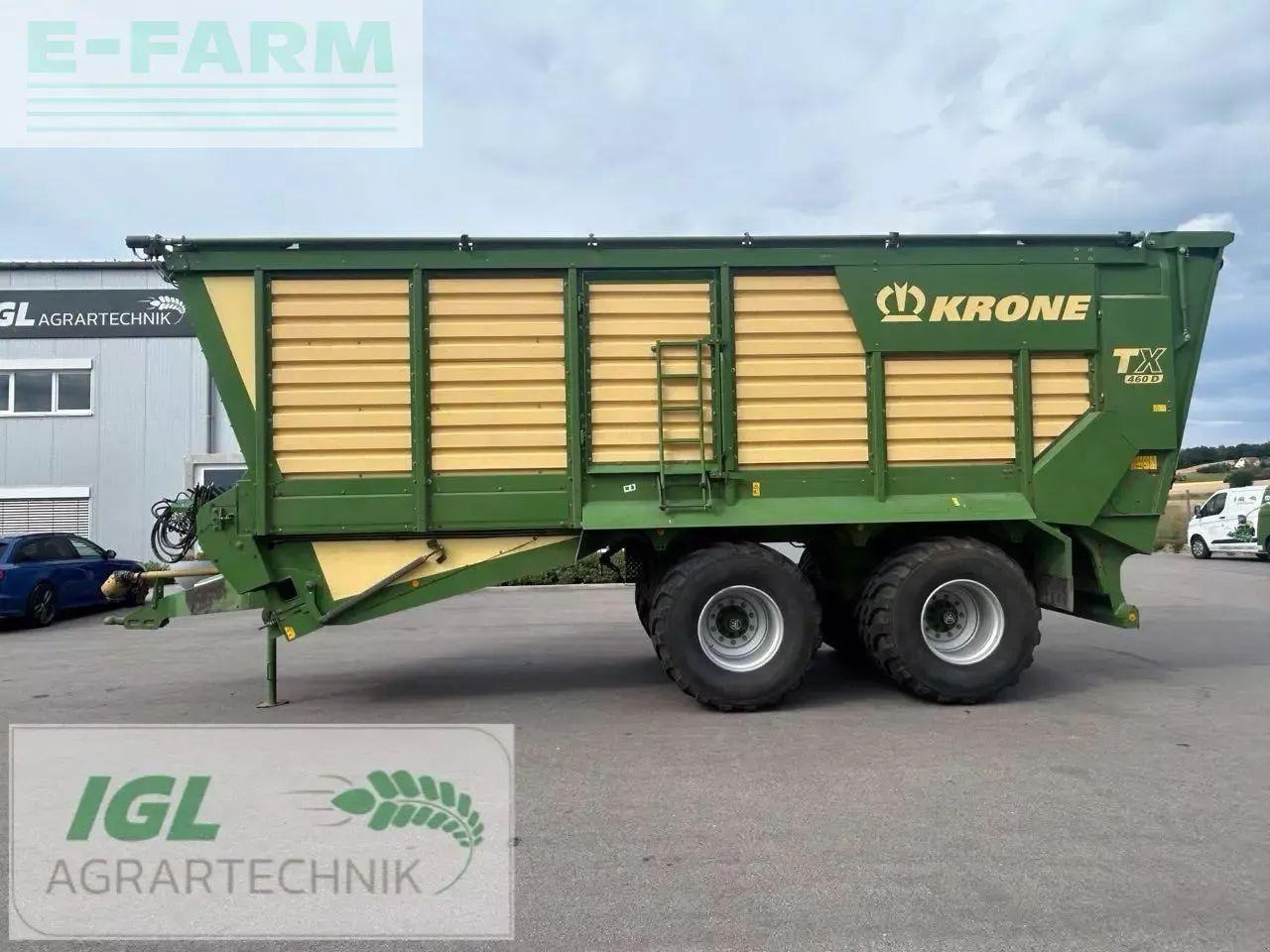 Krone tx 460 d - Земјоделска приколка за истурање/ Истурач: слика 2 Krone tx 460 d - Земјоделска приколка за истурање/ Истурач: слика 2