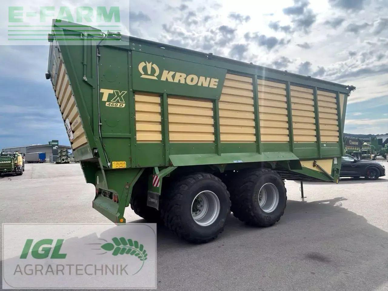 Krone tx 460 d - Земјоделска приколка за истурање/ Истурач: слика 4 Krone tx 460 d - Земјоделска приколка за истурање/ Истурач: слика 4