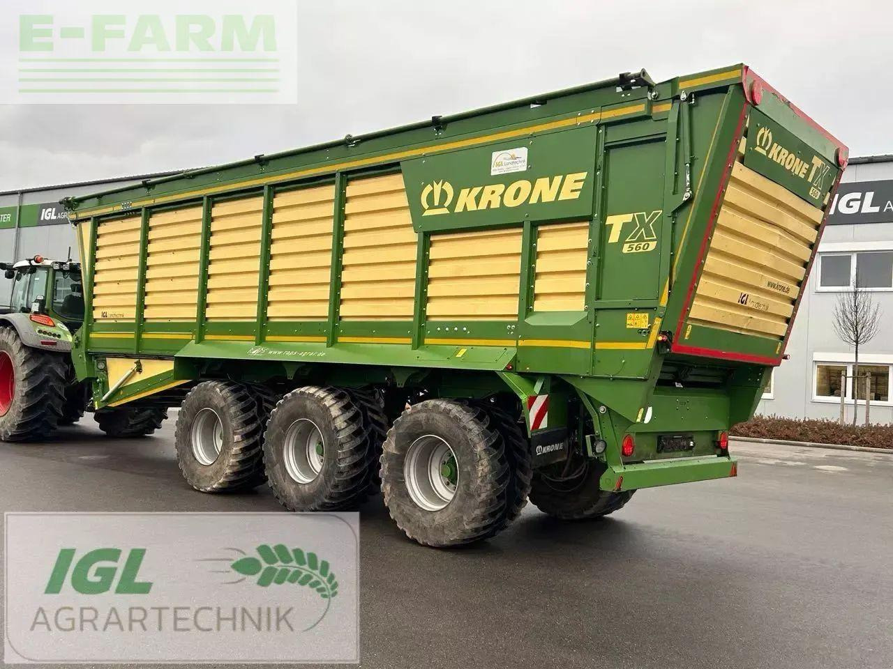 Krone tx 560 - Земјоделска приколка за истурање/ Истурач: слика 3 Krone tx 560 - Земјоделска приколка за истурање/ Истурач: слика 3