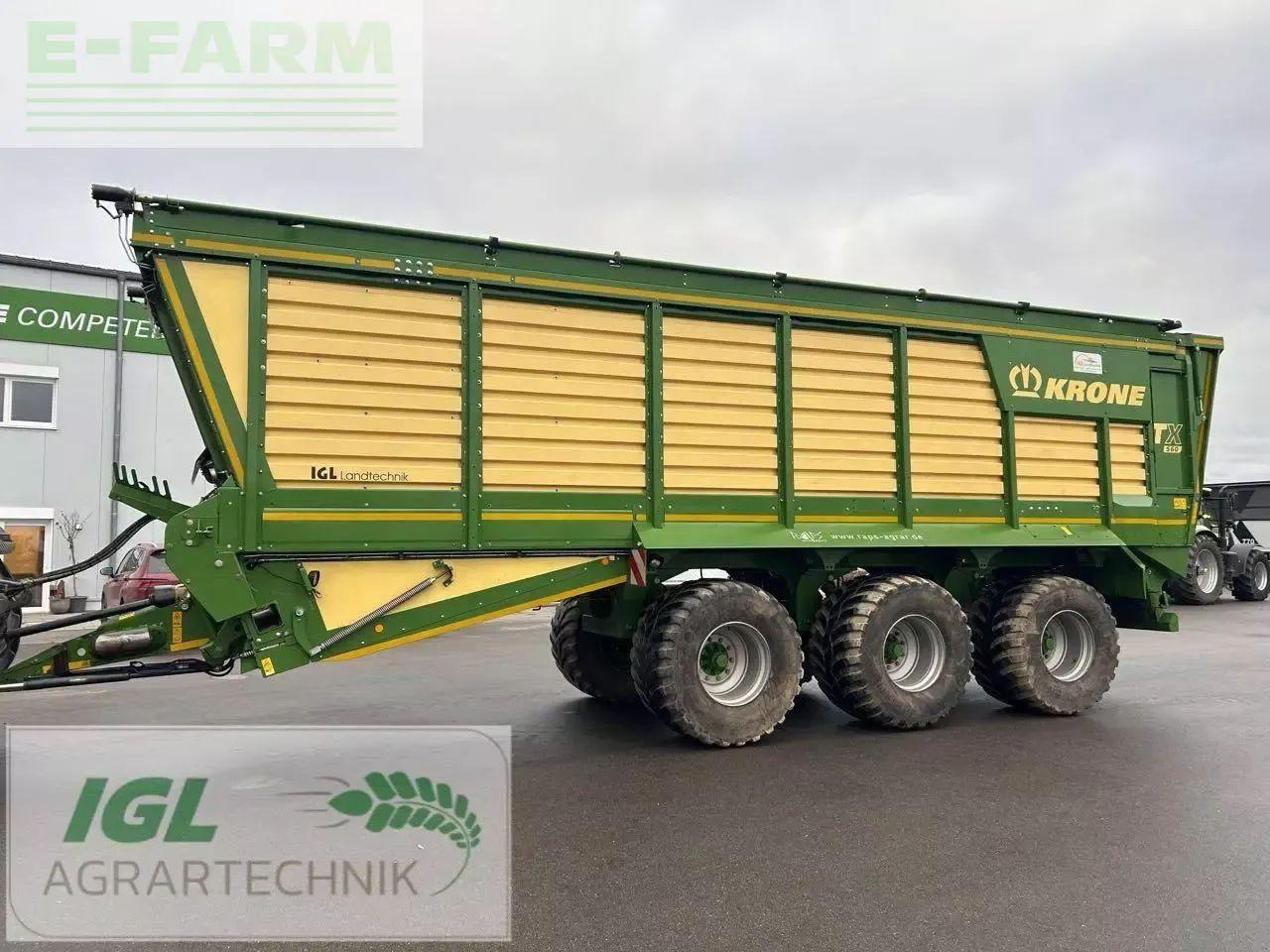 Krone tx 560 - Земјоделска приколка за истурање/ Истурач: слика 1 Krone tx 560 - Земјоделска приколка за истурање/ Истурач: слика 1