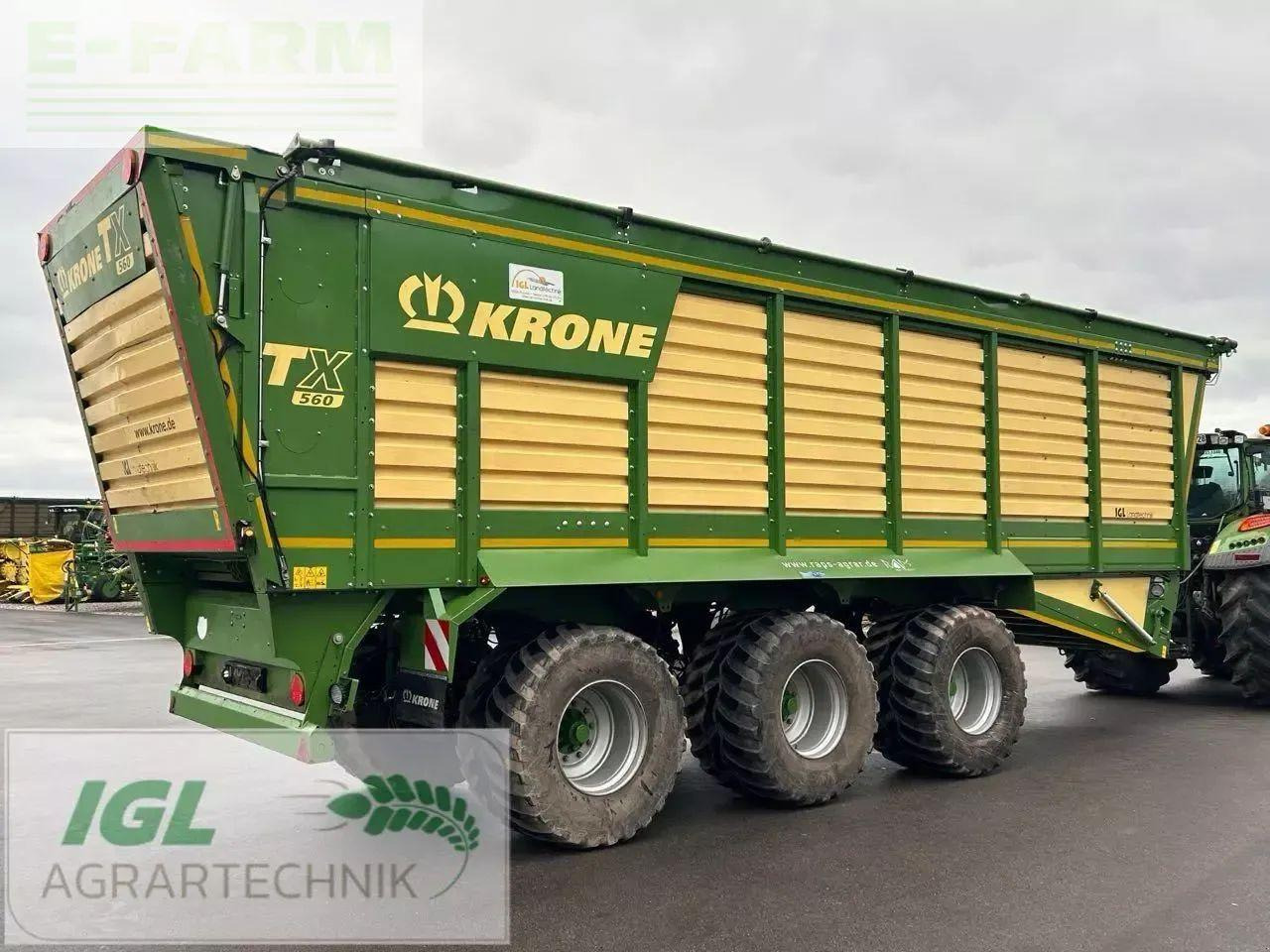 Krone tx 560 - Земјоделска приколка за истурање/ Истурач: слика 5 Krone tx 560 - Земјоделска приколка за истурање/ Истурач: слика 5