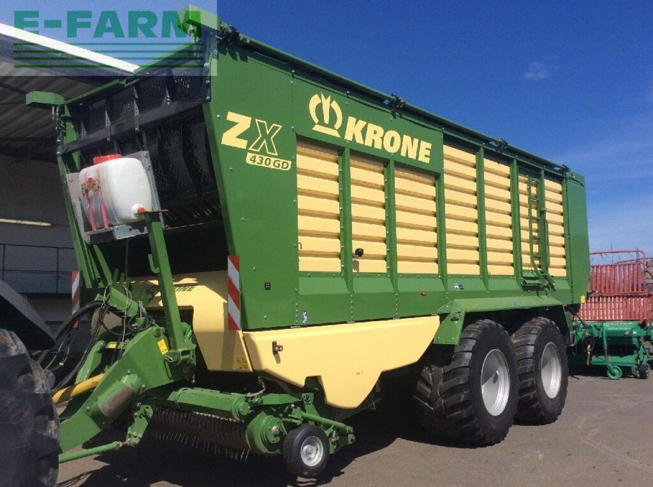 Krone zx 430 gd - Земјоделска приколка за истурање/ Истурач: слика 1 Krone zx 430 gd - Земјоделска приколка за истурање/ Истурач: слика 1