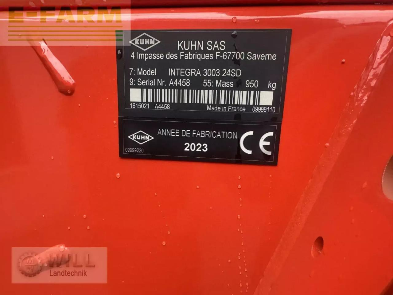 Kuhn combiliner integra - Комбајнска семенска дупчалка: слика 4 Kuhn combiliner integra - Комбајнска семенска дупчалка: слика 4