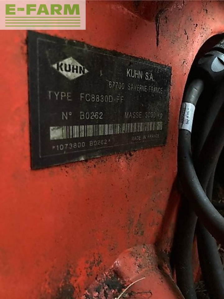 Kuhn fc 8830 d - Косилка: слика 3 Kuhn fc 8830 d - Косилка: слика 3