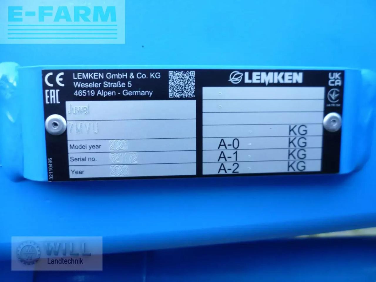 Lemken juwel 7 - Плуг: слика 5 Lemken juwel 7 - Плуг: слика 5
