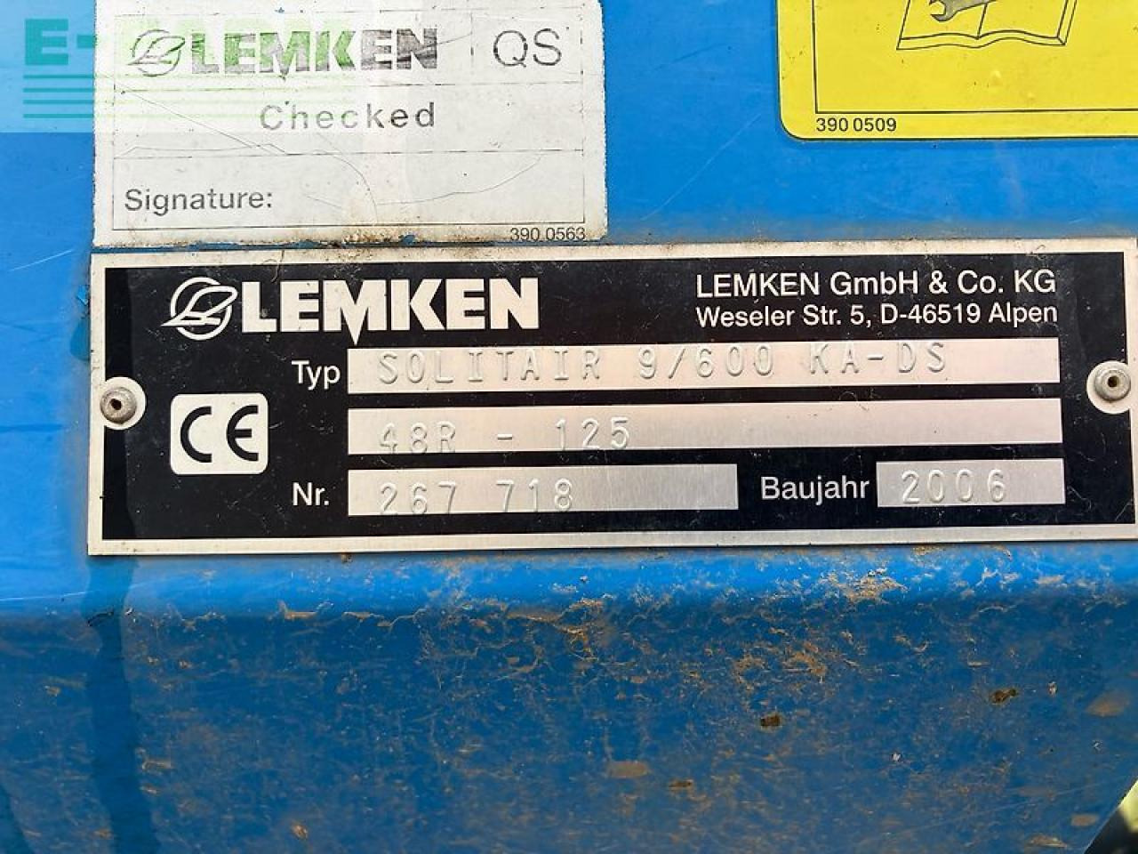Семенска дупчалка Lemken solitair 9/600 ka-ds mit zirkon 9/600 ka: слика 10