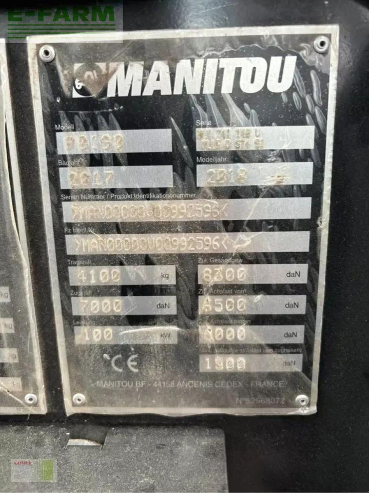 Manitou mlt 741 - Телескопски ракувач: слика 3 Manitou mlt 741 - Телескопски ракувач: слика 3