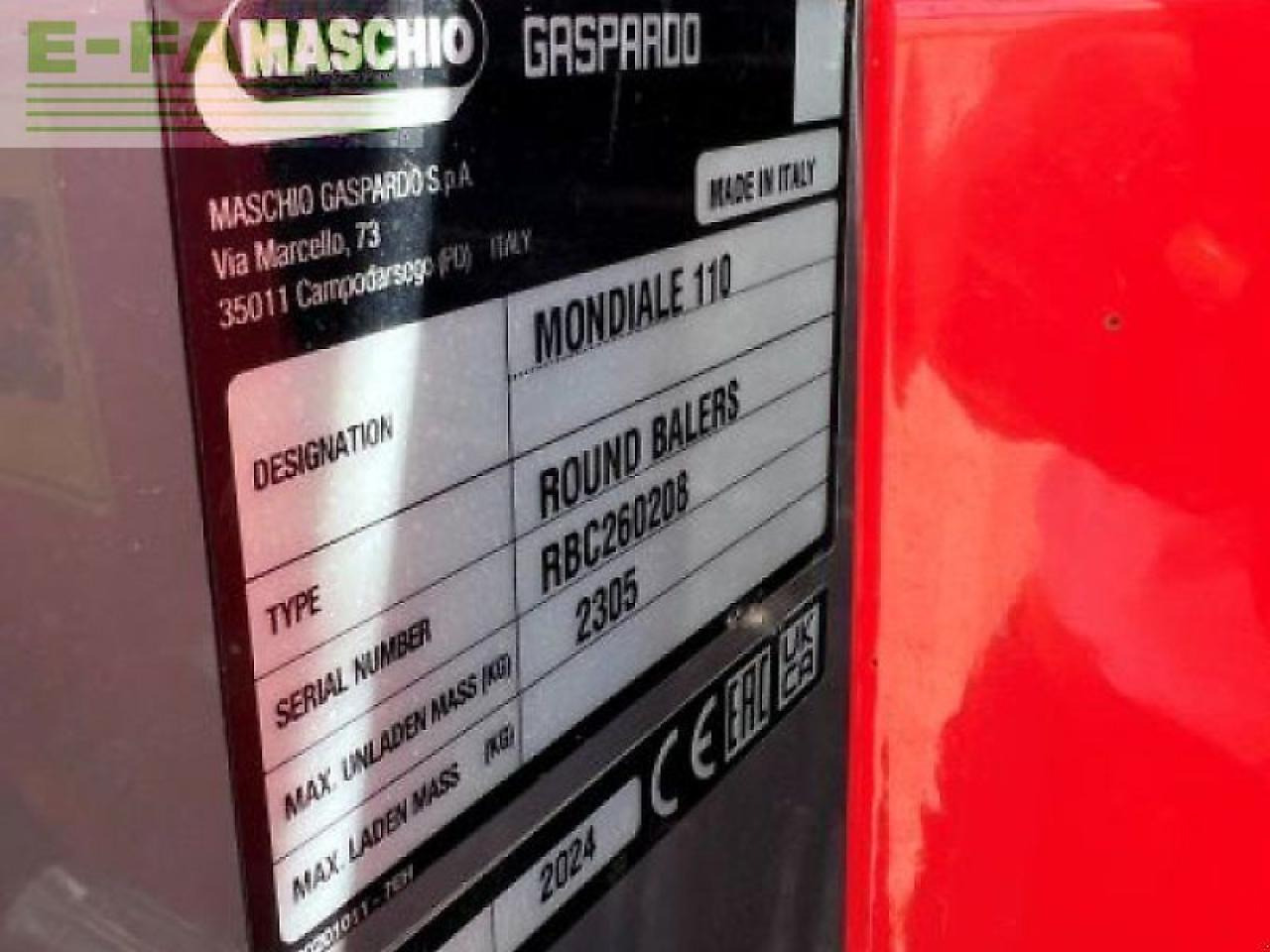 Maschio mondiale 110 topcut maschio fe - Балирка за квадратни бали: слика 3 Maschio mondiale 110 topcut maschio fe - Балирка за квадратни бали: слика 3