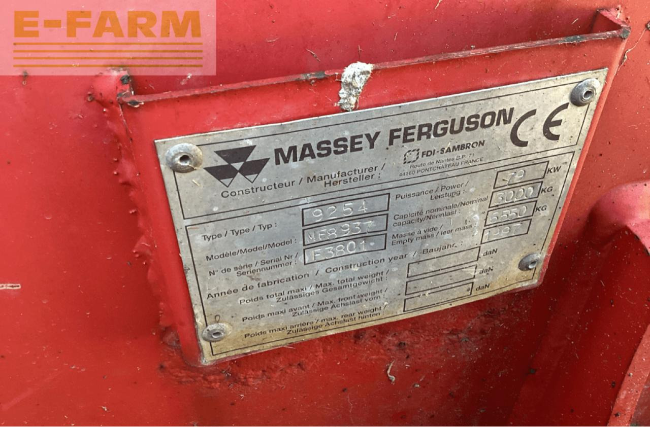 Massey Ferguson 8937 - Телескопски ракувач: слика 4 Massey Ferguson 8937 - Телескопски ракувач: слика 4
