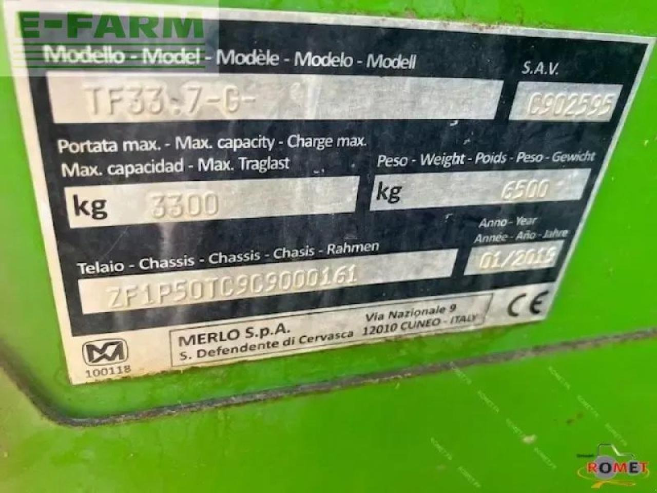 Merlo tf33-7 g - Телескопски ракувач: слика 5 Merlo tf33-7 g - Телескопски ракувач: слика 5