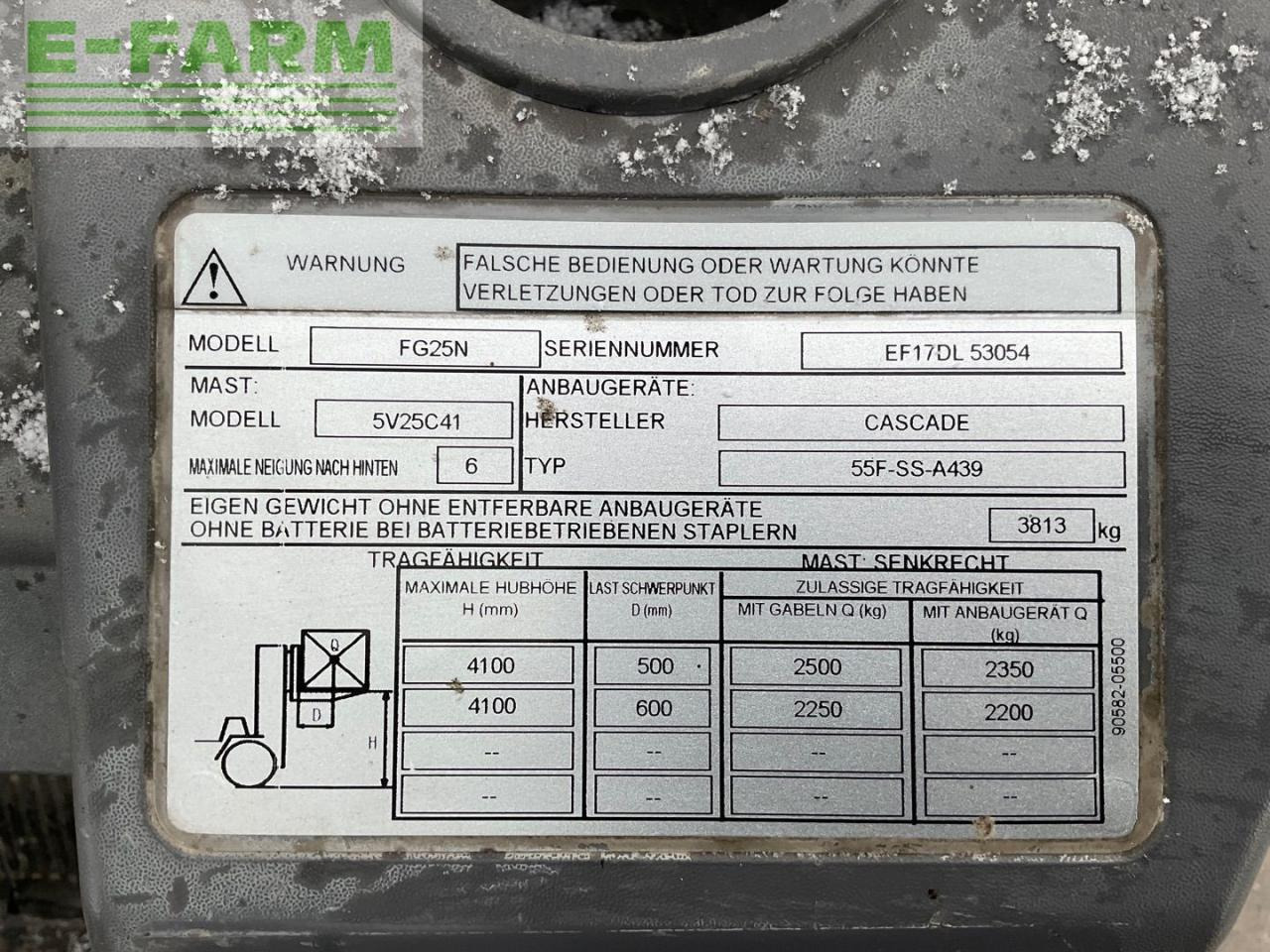 Вилушкар Mitsubishi FG25N Gasstapler: слика 9 Вилушкар Mitsubishi FG25N Gasstapler: слика 9