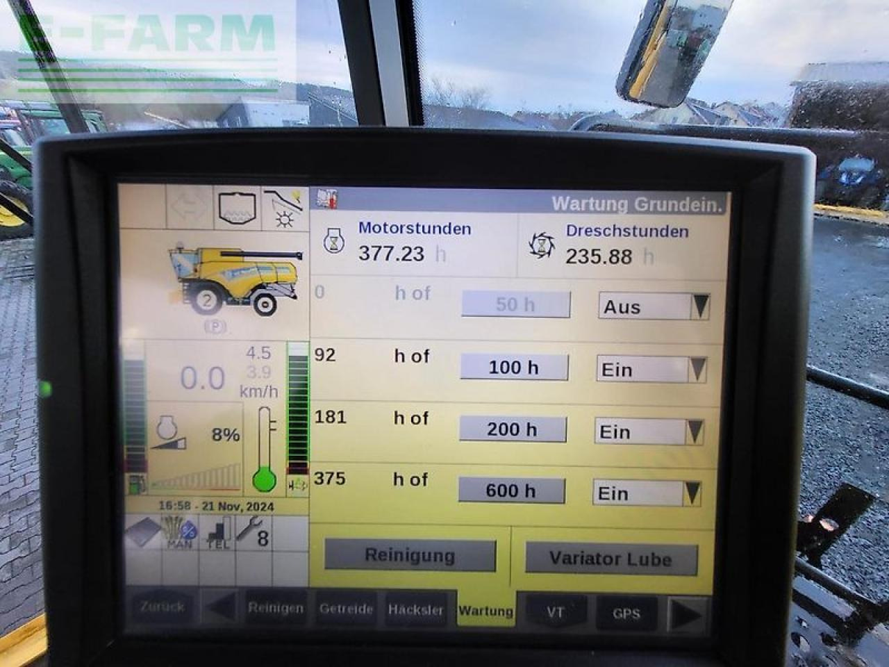 Комбајн New Holland cx 8.80 allrad: слика 8