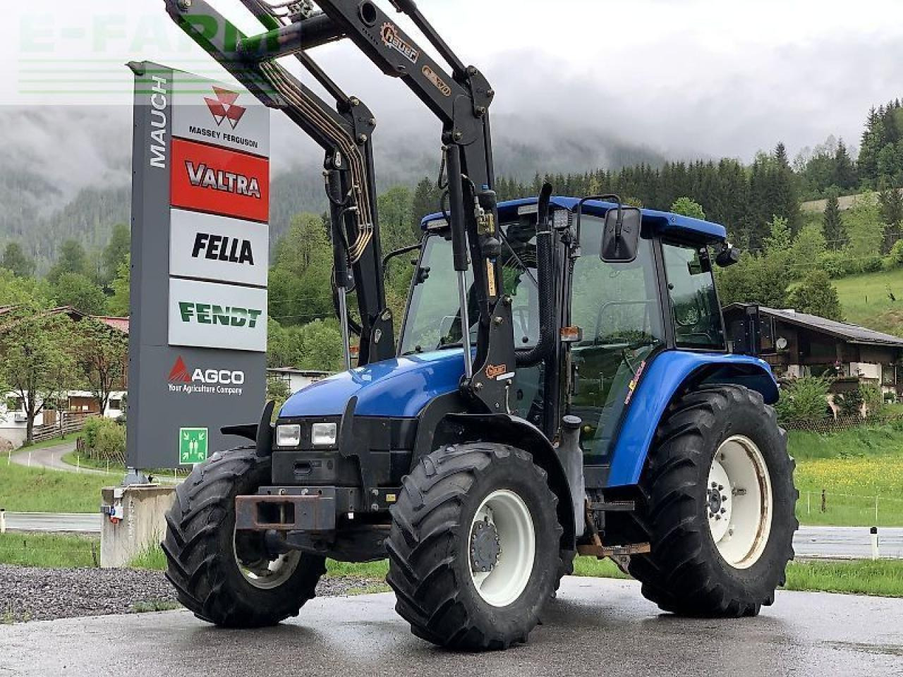 New Holland tl 70 a + hauer frontlader A - Трактор: слика 1 New Holland tl 70 a + hauer frontlader A - Трактор: слика 1