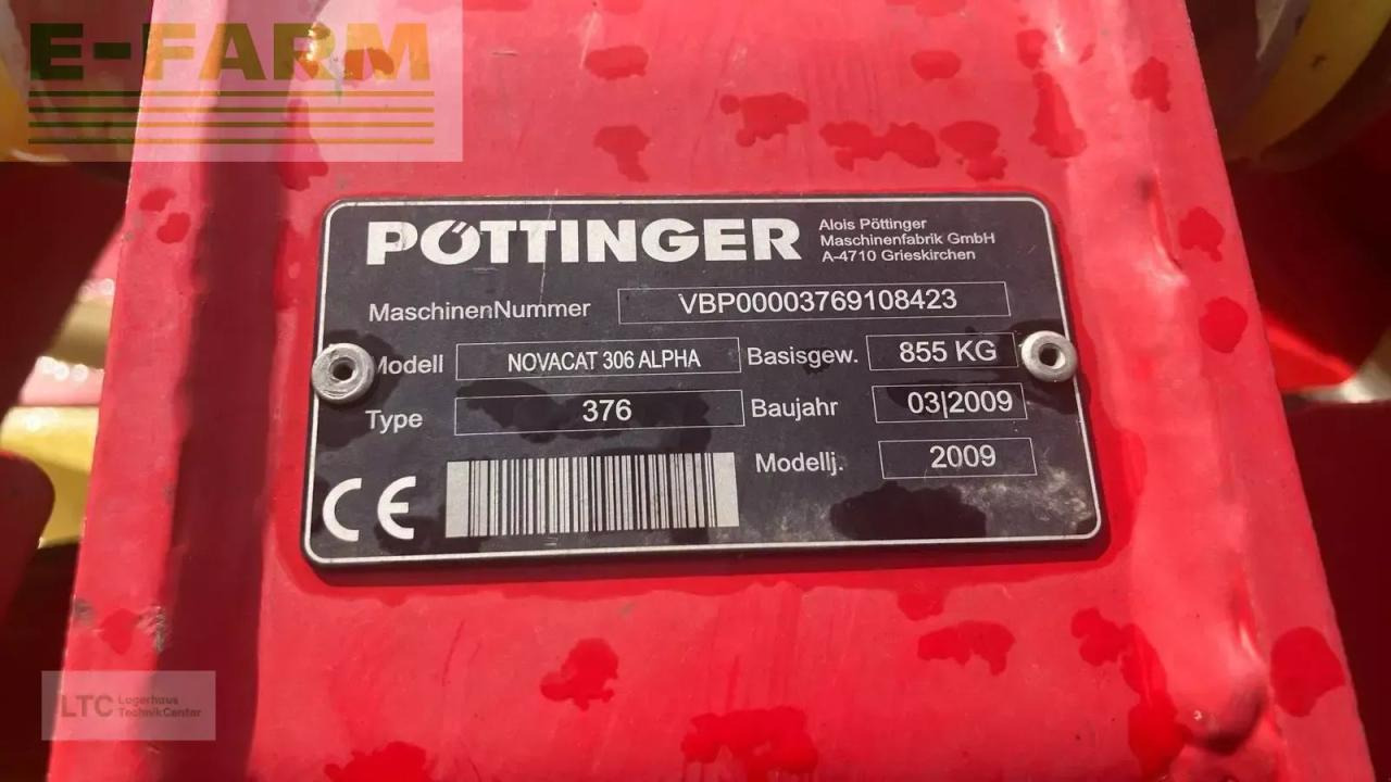 Pöttinger Novacat 306 Alpha - Косилка: слика 3 Pöttinger Novacat 306 Alpha - Косилка: слика 3