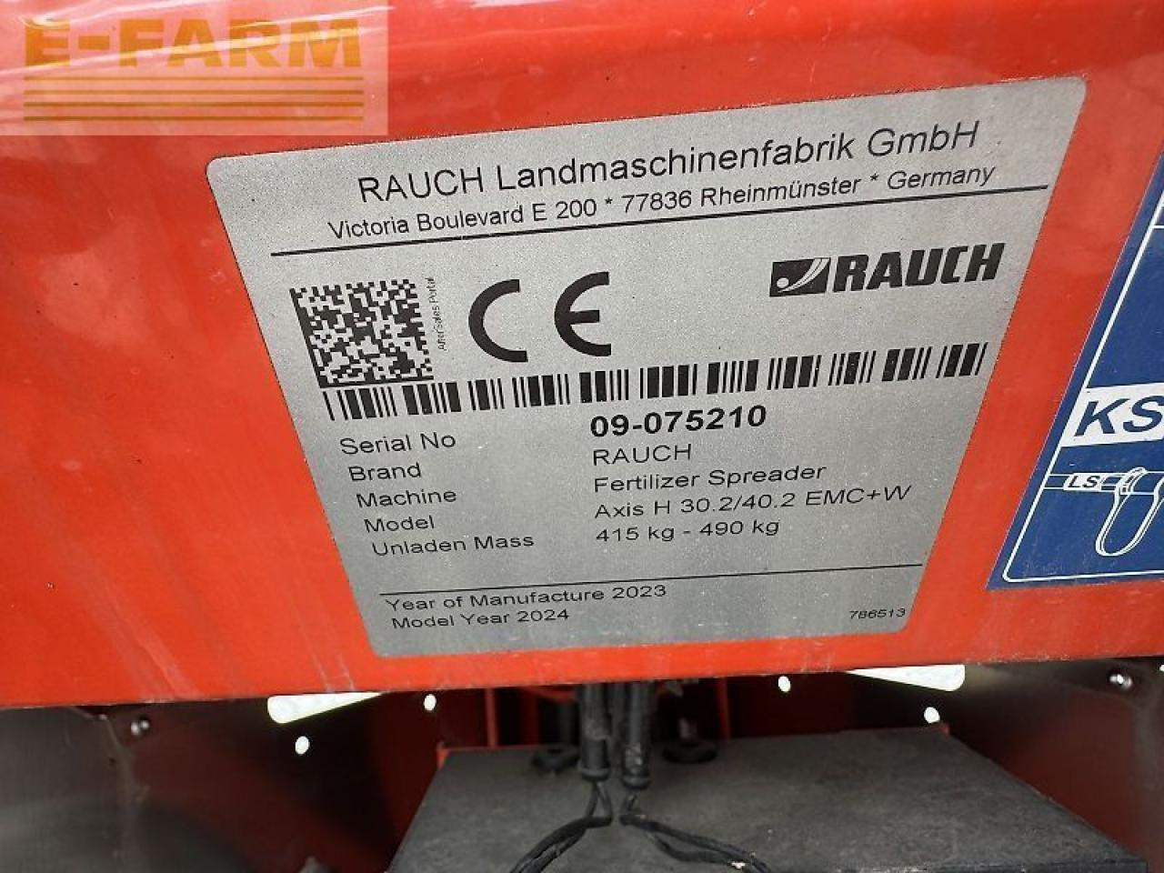 Rauch axis h 30.2 emc+w isobus - Распрскувач на вештачко ѓубриво: слика 5 Rauch axis h 30.2 emc+w isobus - Распрскувач на вештачко ѓубриво: слика 5