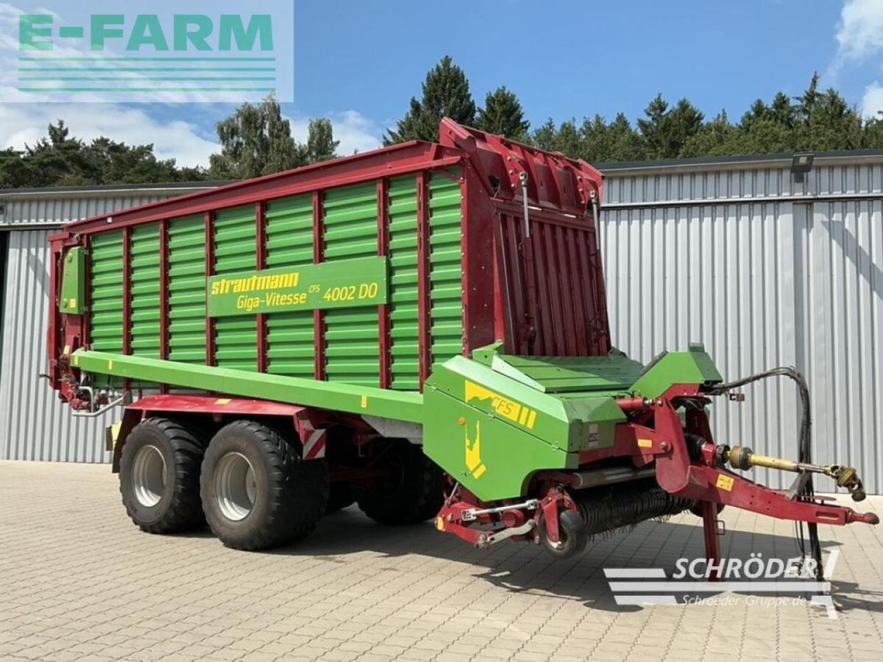 Strautmann giga vitesse 4002 do - Земјоделска приколка за истурање/ Истурач: слика 1 Strautmann giga vitesse 4002 do - Земјоделска приколка за истурање/ Истурач: слика 1