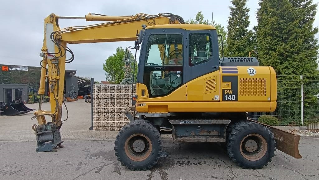 Komatsu PW 140 Mobilbagger Powertilt Schnellwechsler MS 10 - Багер на тркала: слика 1 Komatsu PW 140 Mobilbagger Powertilt Schnellwechsler MS 10 - Багер на тркала: слика 1