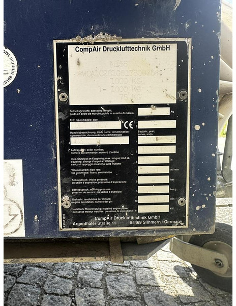 Градежна машина COMP AIR C38G DLT 0407 Kompressor: слика 10 Градежна машина COMP AIR C38G DLT 0407 Kompressor: слика 10
