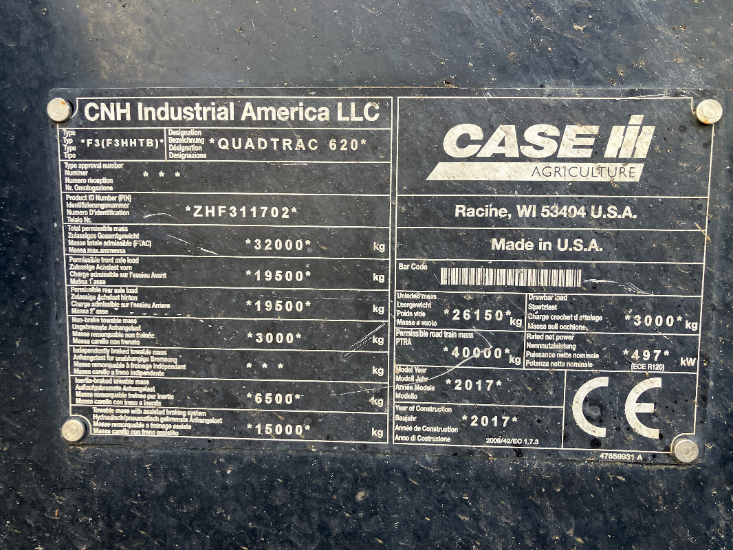 Трактор Case IH Quadtrac 620, Motor Getriebe neu: слика 7 Трактор Case IH Quadtrac 620, Motor Getriebe neu: слика 7