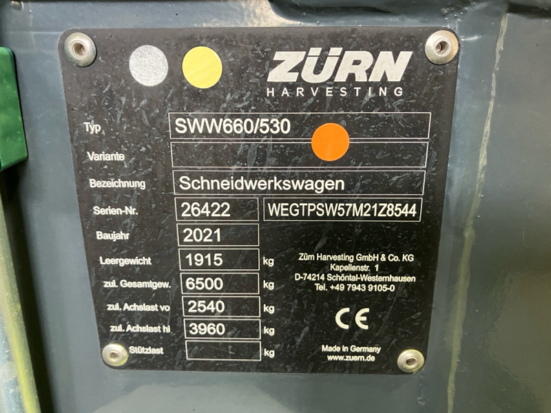 Zürn Profi-Cut 530 - Комбајн: слика 2 Zürn Profi-Cut 530 - Комбајн: слика 2