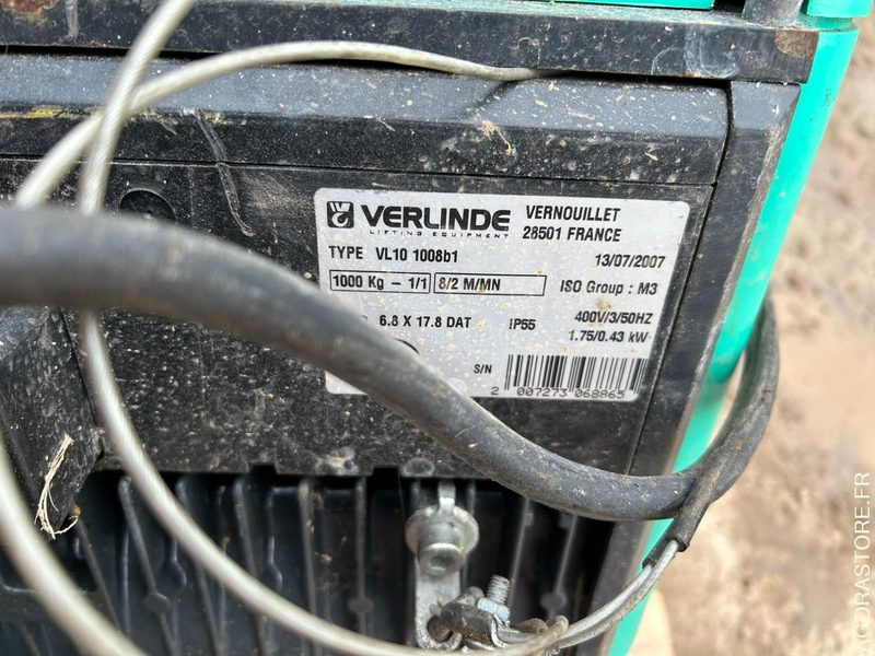 VERLINDE Palan pro 1000kgs - Друга машина: слика 5 VERLINDE Palan pro 1000kgs - Друга машина: слика 5