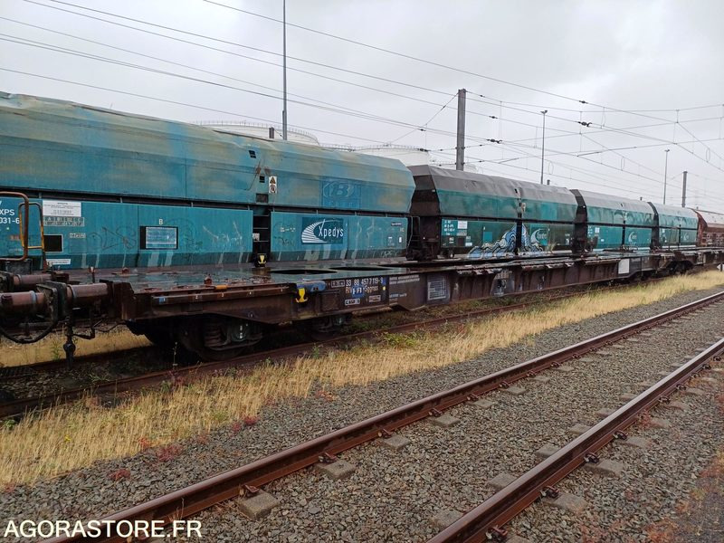 Друга машина Wagon plat intermodal type Sggnss – modèle 6432B0-4, 72 pieds - 2003 (ref 1207): слика 16
