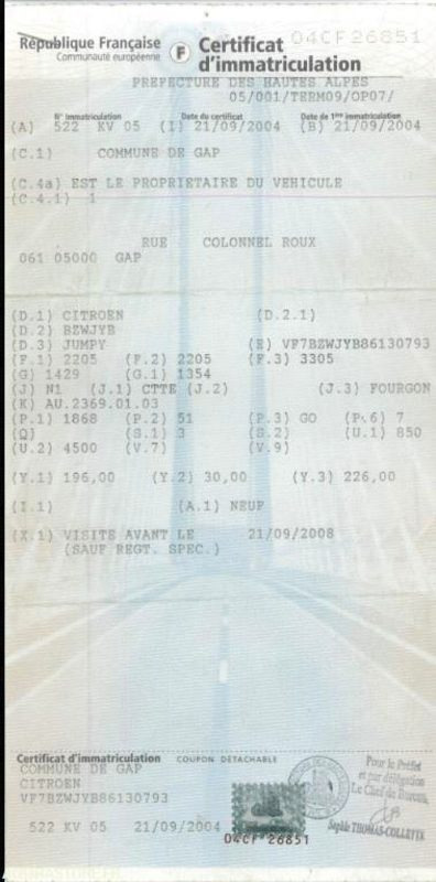 FOURGONNETTE CITROEN JUMPY - Мало комбе: слика 4 FOURGONNETTE CITROEN JUMPY - Мало комбе: слика 4