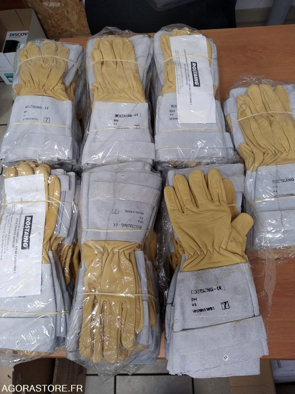 GANTS CUIR AVEC LONGUE MANCHETTE TAILLE 7 - LOT 70 PAIRES - Алат/ Опрема: слика 1 GANTS CUIR AVEC LONGUE MANCHETTE TAILLE 7 - LOT 70 PAIRES - Алат/ Опрема: слика 1