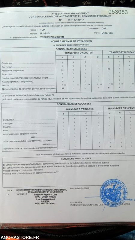 IVECO BUS AXER N°053053 - Минибус, Патничко комбе: слика 5 IVECO BUS AXER N°053053 - Минибус, Патничко комбе: слика 5
