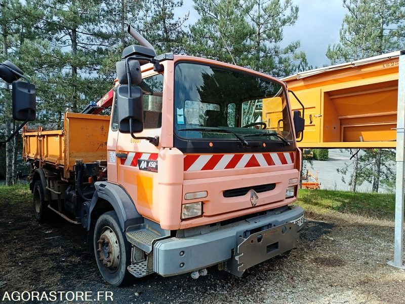 Camion Renault 16T Tribenne Grue M150/12 BC-867-AS - Камион: слика 2 Camion Renault 16T Tribenne Grue M150/12 BC-867-AS - Камион: слика 2