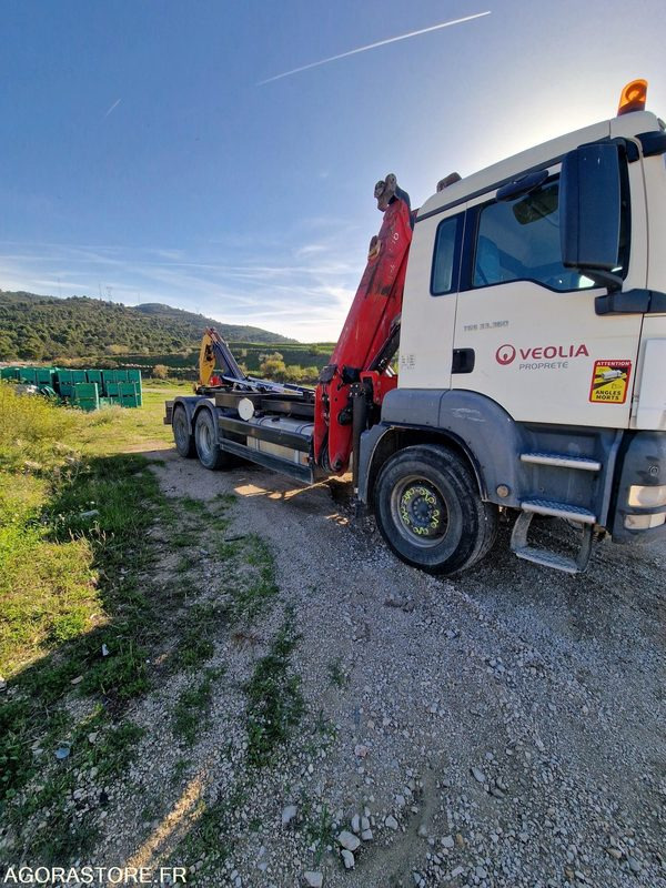 PORTEUR MOVI GRUE MAN 26T 6X4 GUIMA de 2013 - 167 500 km (R32296) - Камион: слика 3 PORTEUR MOVI GRUE MAN 26T 6X4 GUIMA de 2013 - 167 500 km (R32296) - Камион: слика 3